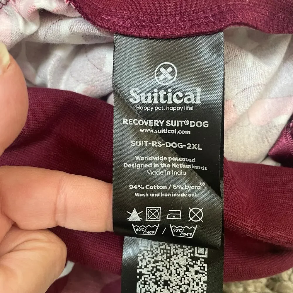 Suitical Dog Recovery Suit 2XL Wound Protection Cone Alternative Blue Camo Vest